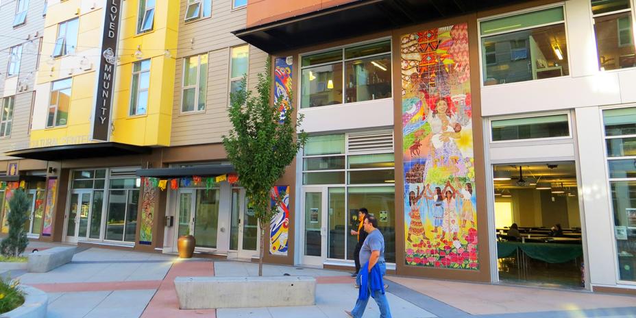 Colorful murals line Plaza Roberto Maestas on Seattle‚Äôs Beacon Hill. One in 10 people in the region now identifies as Hispanic or Latinx.